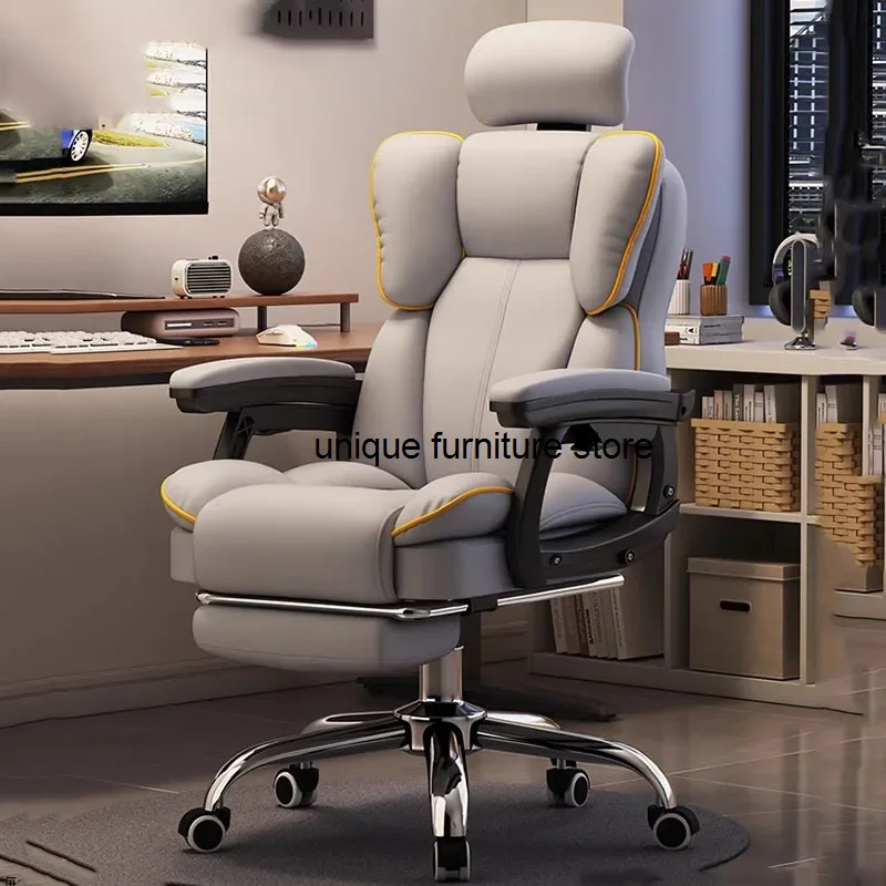 

Lounge Makeup Desktop Office Chair Comfy Relax Designer Conference Rolling Study Office Chair Nordic Silla Oficina Furniture HDH