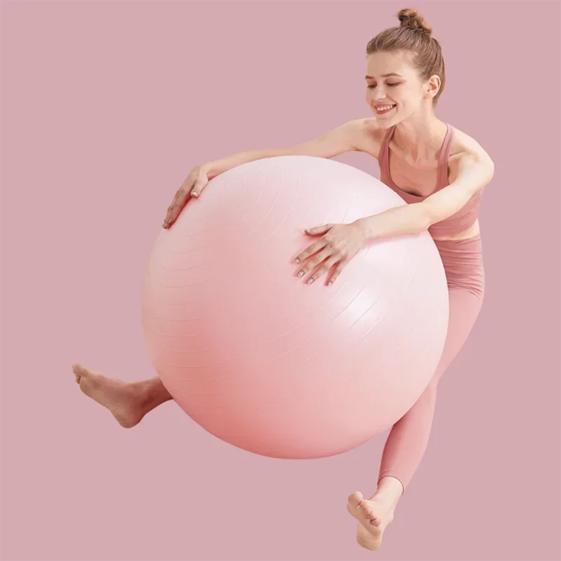 Multifunctional Pvc Explosion-proof Yoga Ball Smooth Surface Fitness Relaxation Ball Weight Loss Midwifery Elastic Big Ball