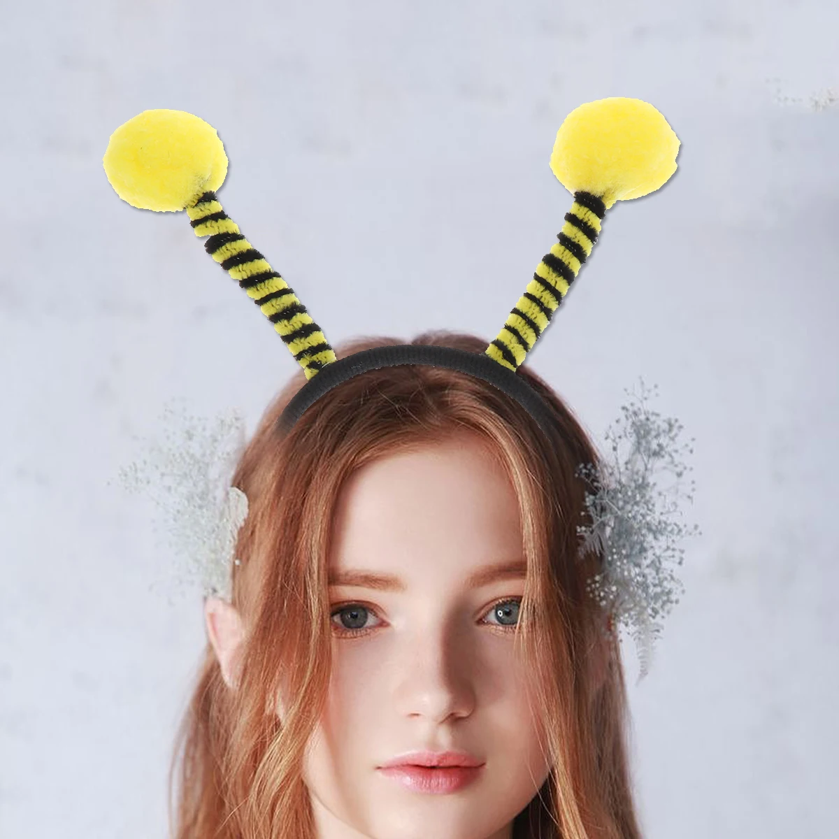 4 Uds. Diadema de abeja, accesorios bonitos para el cabello de fiesta para niños, diadema de actuación de Cosplay de cumpleaños y Navidad