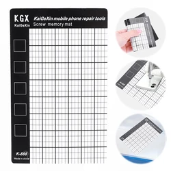 Magnetic Screw Mat Memory Chart Work Pad Working Memory Pad Disassembly Repair Work Mat Mobile Phone Magnetic Repair Tools