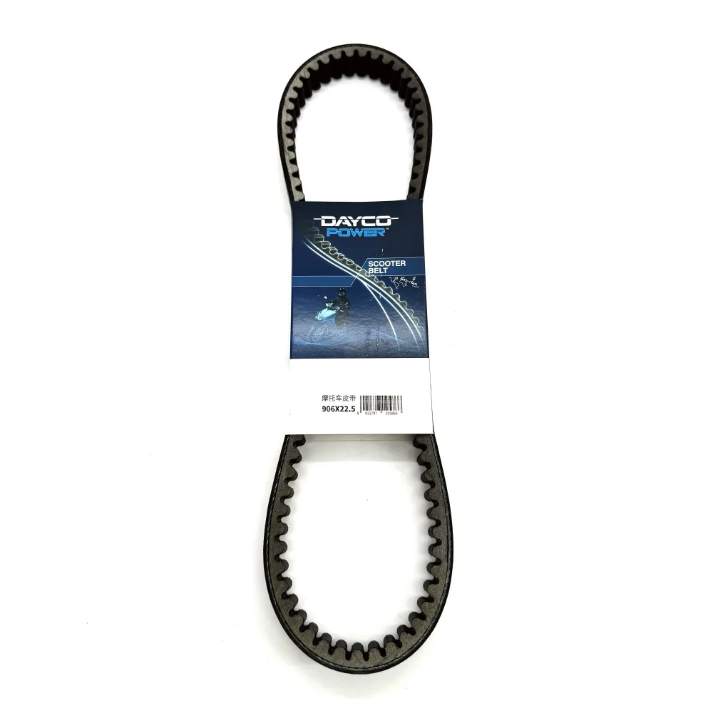 Dayco power 22.5 906  High quality EPDM scooter belt  drive belt motorcycle parts