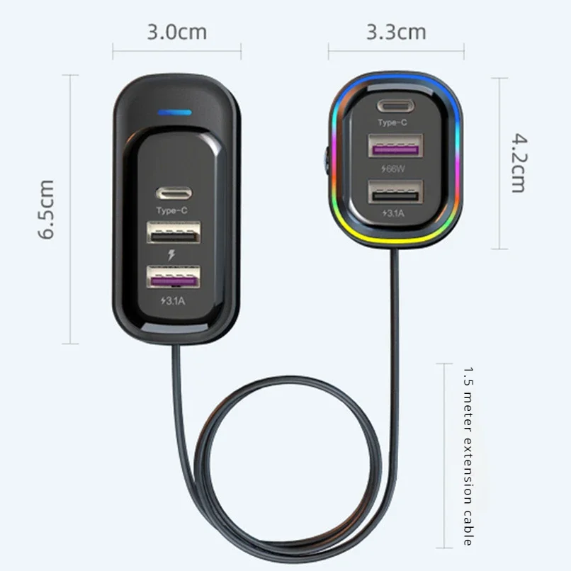 New Pd Qc3.0 81w Super Fast Charging Car Charging High Power Car Charger Car Car Charger