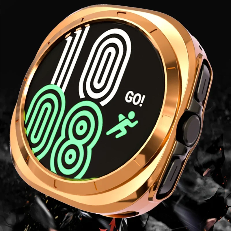 Soft TPU Case for Samsung Galaxy Watch 7 Ultra 47mm Protective Cover No Screen Protector Smartwatch Protector Frame Watch Shell