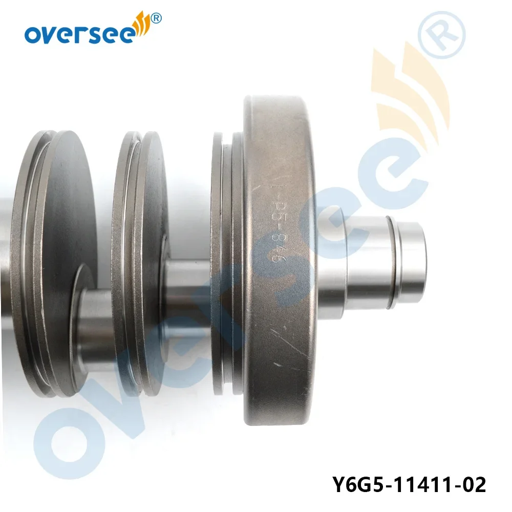 Oversee 6G5-11411 Crankshaft Repair Kit For YAMAHA 2T 90HP 150 HP 200HP V6 Outboard Motor 6G5-11411-01 With Bearings and Seals