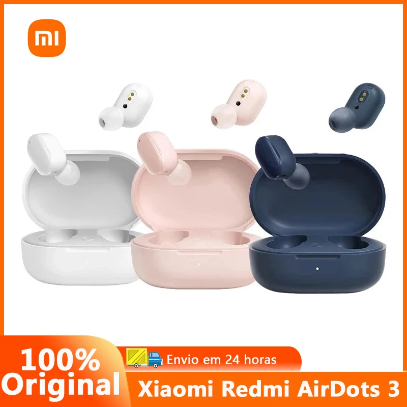 Original  Xiaomi Redmi AirDots 3 Wireless Earphones Bluetooth 5.2m True Wireless Sports Earphones Game Music Earphones