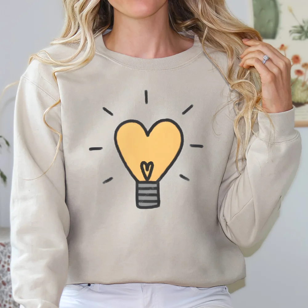 Bluza unisex z okrągłym dekoltem - neutralne odcienie, mieszanka bawełny i poliestru, luźny krój dla wszystkich kategorii fizycznych, idealna do codziennego noszenia lub podróży