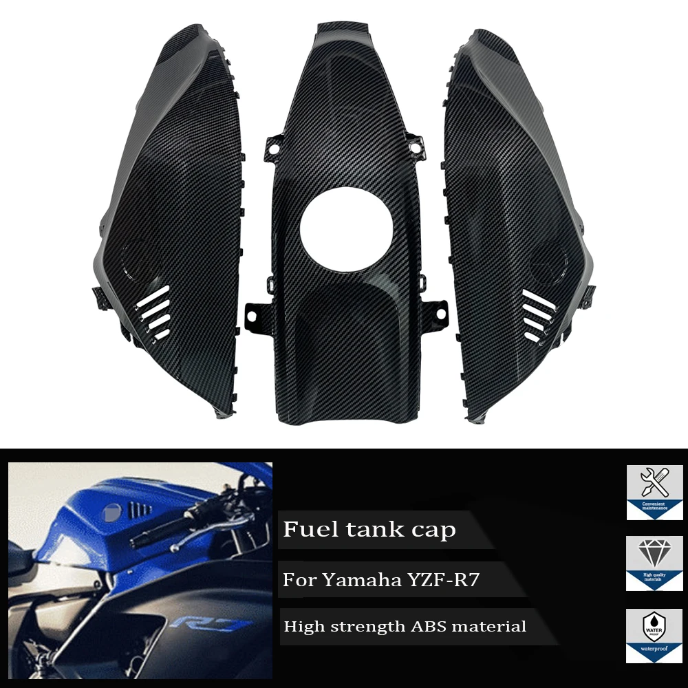 

For Yamaha YZFR7 YZF-R7 YZF-R7 2021 2022 2023 Motorcycle ABS Parts Fuel Tank Cap Fuel Tank Front Side Panel