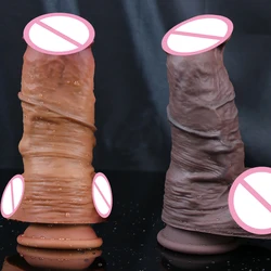 Super Realistic Big Dildo Skin Realistic Sexy Toys Dildos Artificial Fake Penis For Women Vaginal Massager Masturbator Stimulate