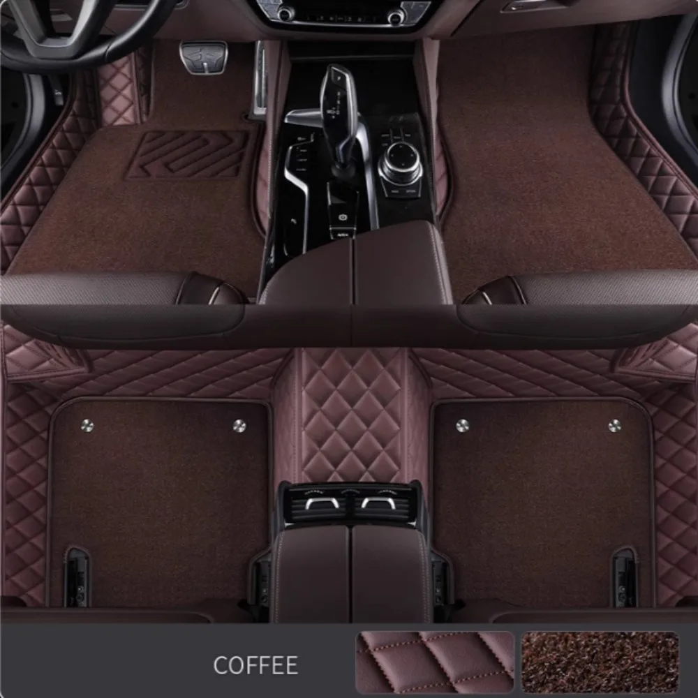 

Double layer For BMW 5er Touring F11 2009-2017 Auto Custom Car Floor Mats Carpets Foot Coche Accessories Voiture Liners
