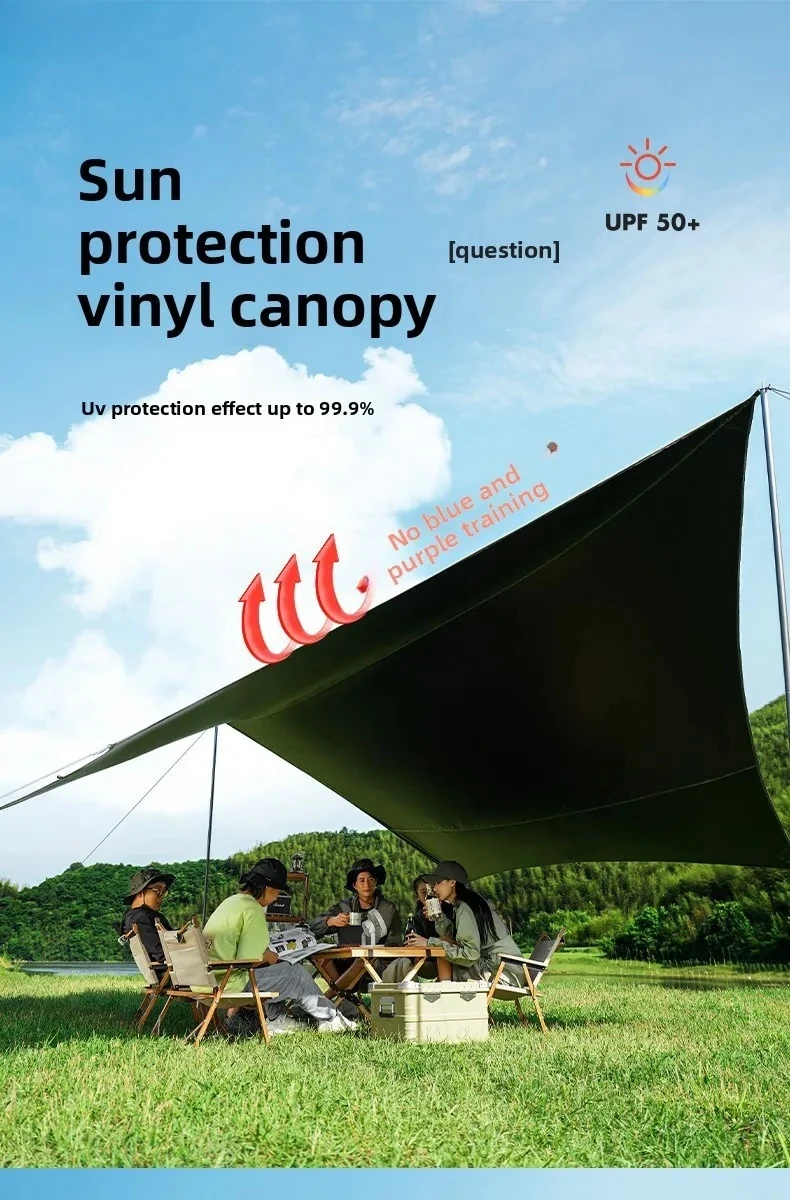 Factory Direct 2026 Top QZT Tettuccio parasole Tenda da campeggio esterna Parasole portatile da picnic esagonale extra large
