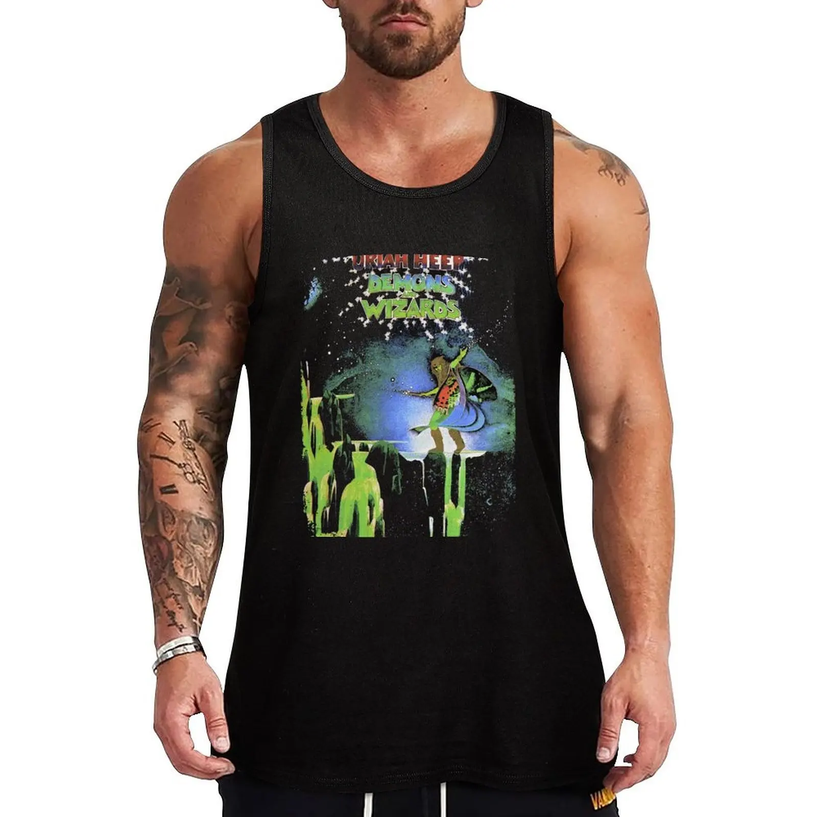 

uriah heep news band Tank Top Gym man Sports shirt man Men's t-shirt