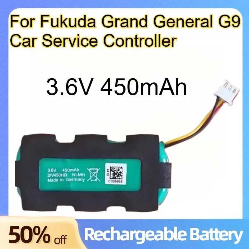 High Capacity Ni-MH Batteries 3.6V 450mAh for Fukuda Grand General G9 Car Service Controller Rechargeable Batteries