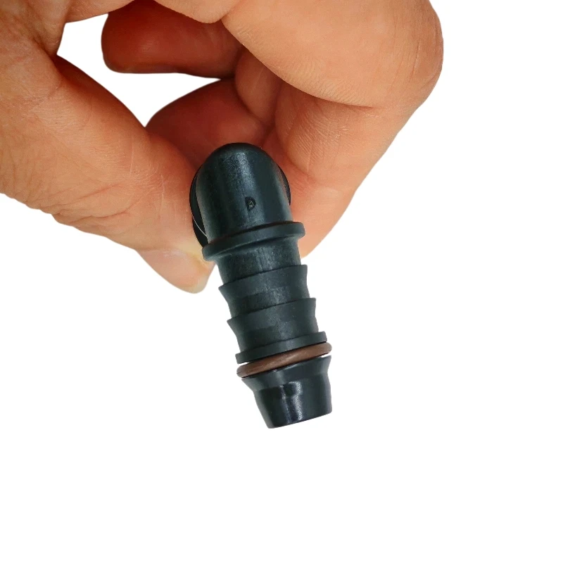 9.49-ID8 automotive oil pipe 90 ° male joint bend diesel ethanol fuel pipe quick insertion 2pcs a lot