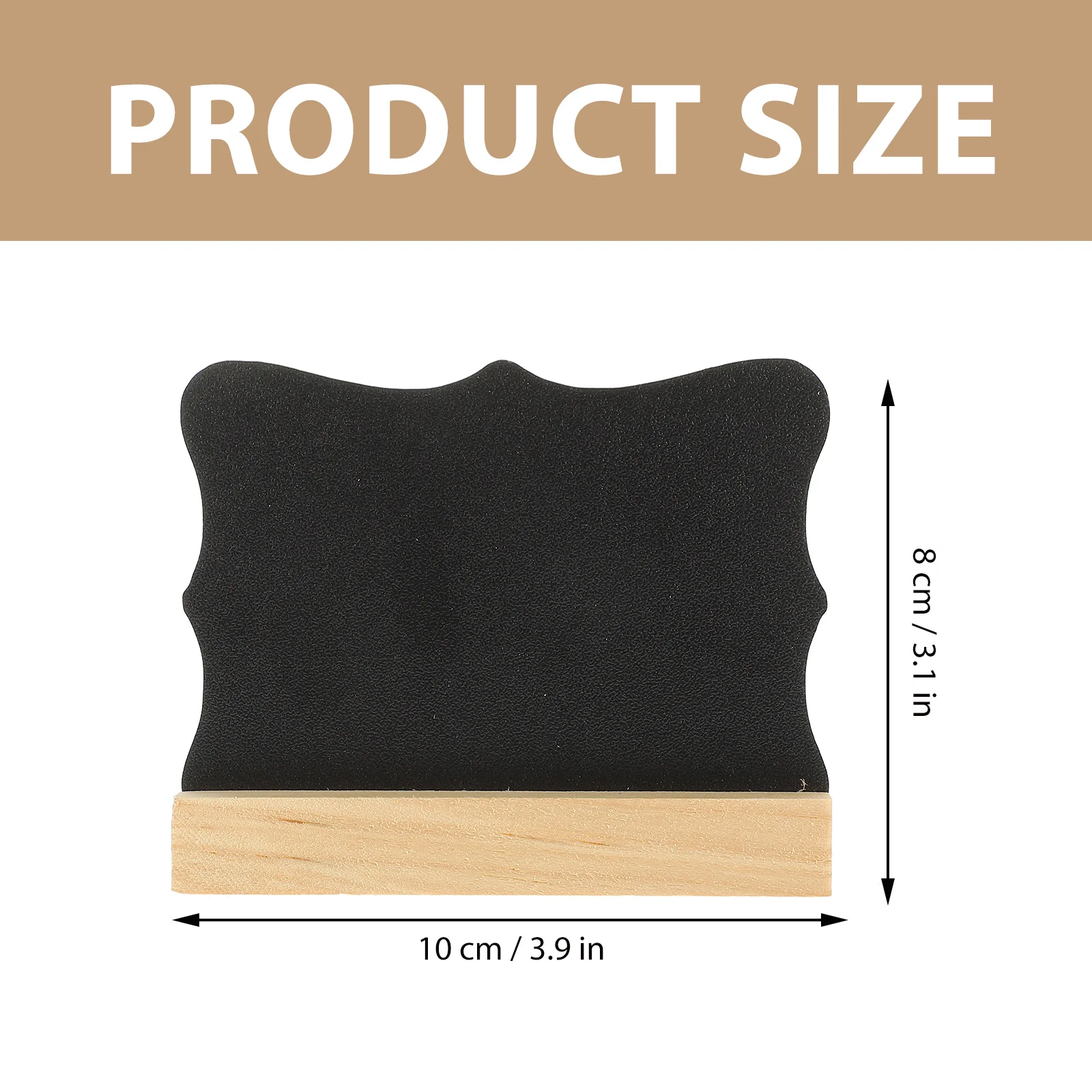 

5Pcs Mini Double-Sided Wood Chalkboards Small Blackboard Signs Party Table Accessories Sweets Table Decor Mini Chalkboards Signs