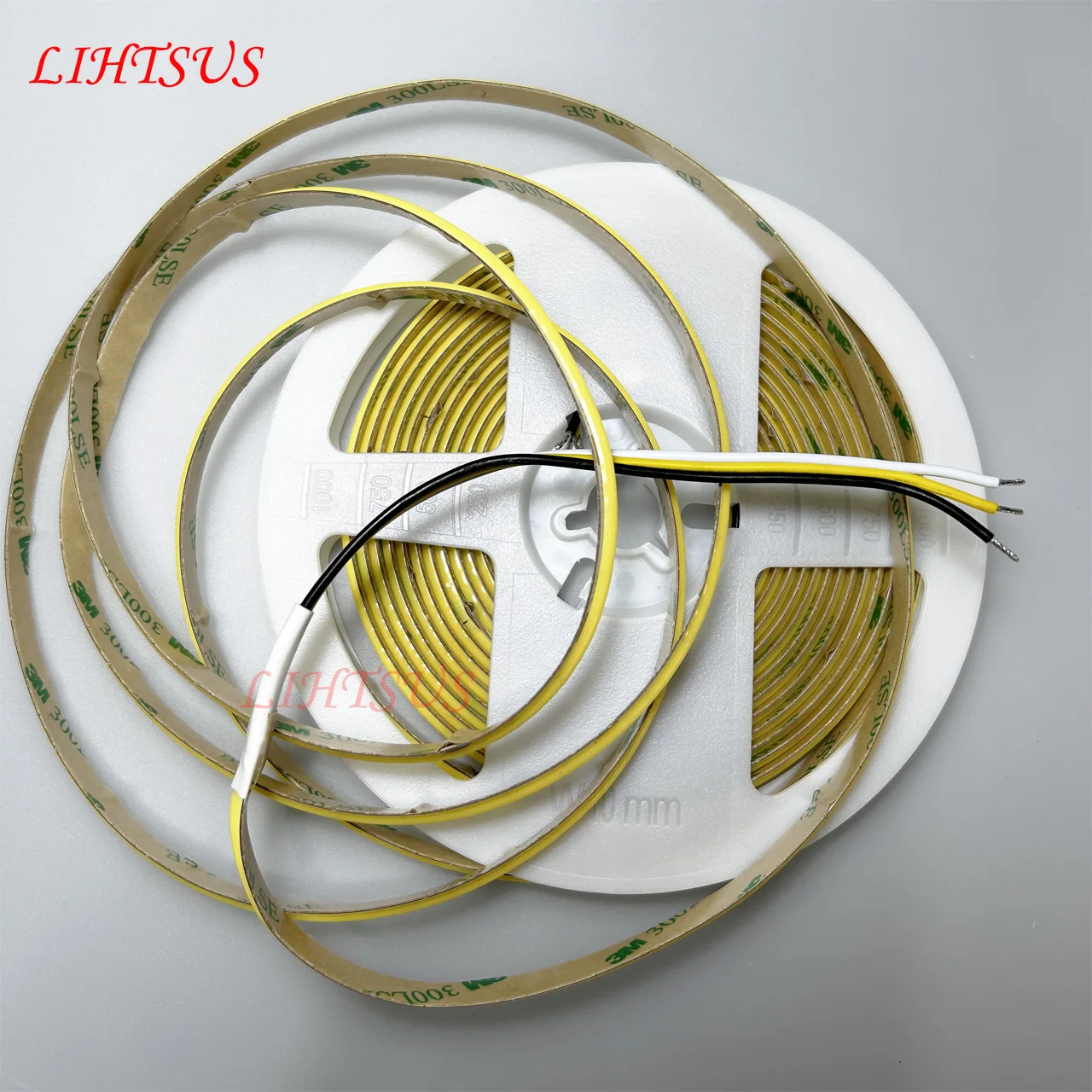 10W LED Tira COB CCT LED Strip Lights Tunable 5m, Dimmable 2700K-6500K 24V LED Tape Lights for Bedroom Kitchen DIY Lighting