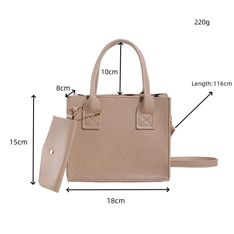 2024 Solid Color Felt Women Shoulder Bag Luxury Designer Handbag Casual Crossbody Bags For Women New Zipper Messenger Bag