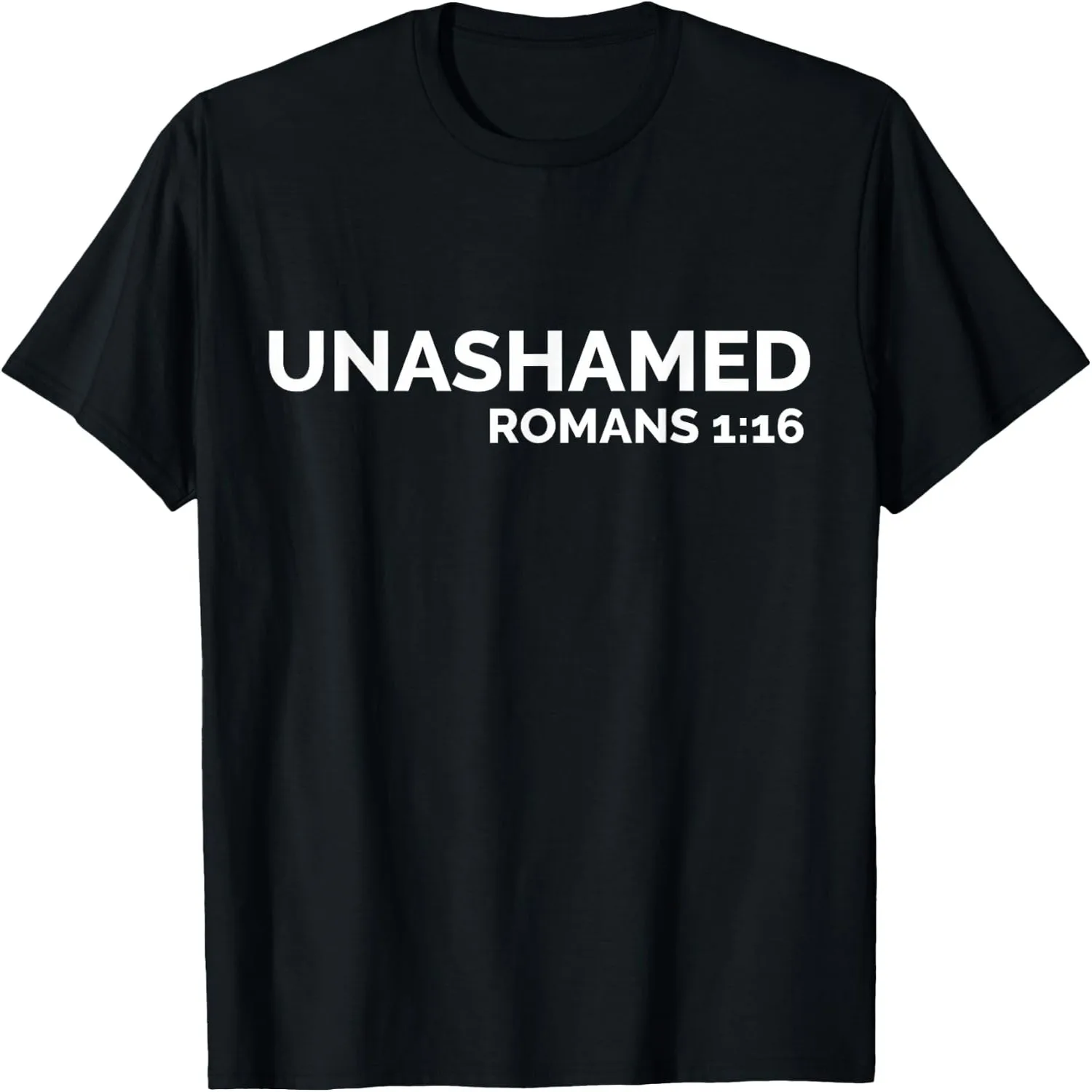 Christian _ Romans Unashamed _ Jesus Cross T-Shirt
