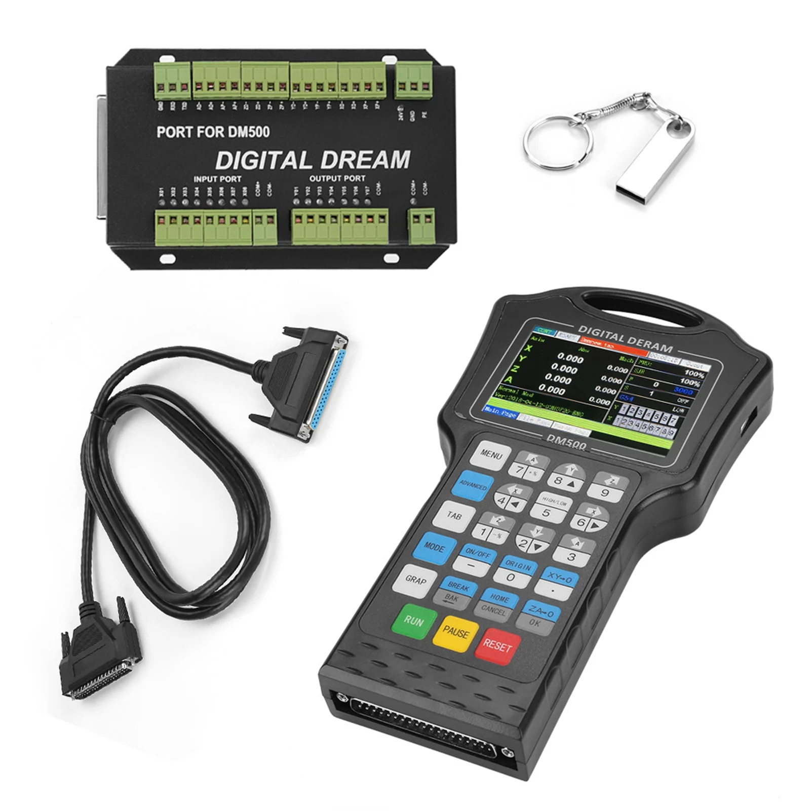 1 Set Handheld 3/4 Controller CNC-Steuerungssystem für Router Graveur Controller Handheld Controller Graveur Control System