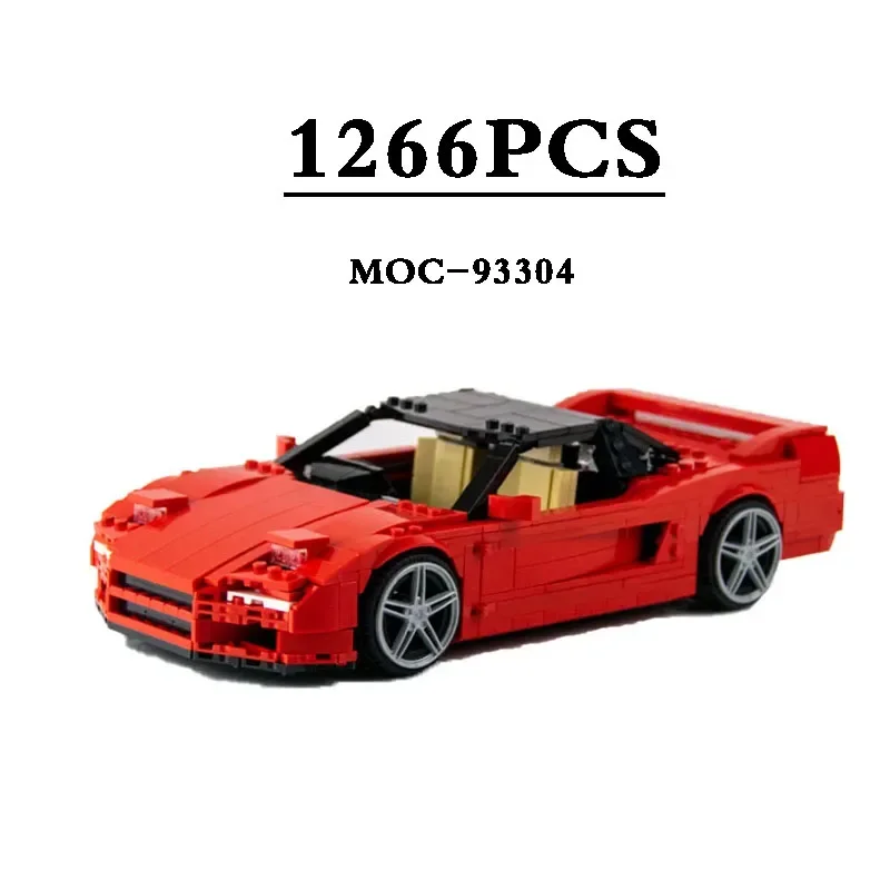 

Building Block MOC-93304 Classic Racing Car SX 1990 Car Stitching Model 1266PCS Kids Gift Boy Puzzle Toy Birthday Gift DIY Gifts