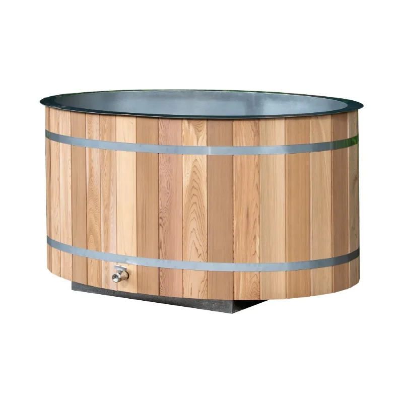 Stainless Steel Cold Plunge and Sauna with Cold Plunge 1hp Wifi Water Chiller Ice Bath Recovery