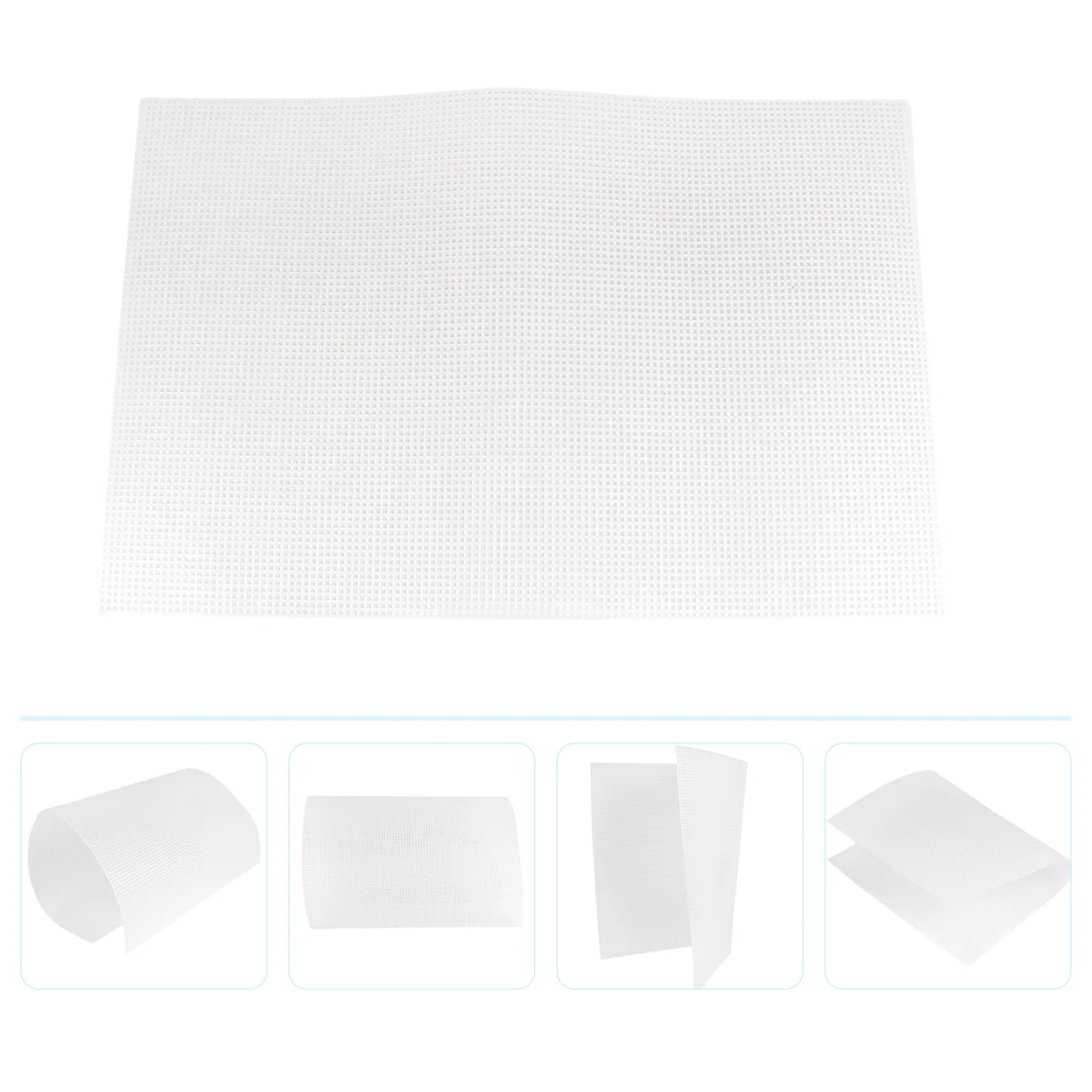 3 قطع من أوراق القماش البلاستيكية الشبكية سهلة القطع من البلاستيك المتين DIY ملحقات التطريز لمشاريع كوستر ذات الغرز المتقاطعة #3
