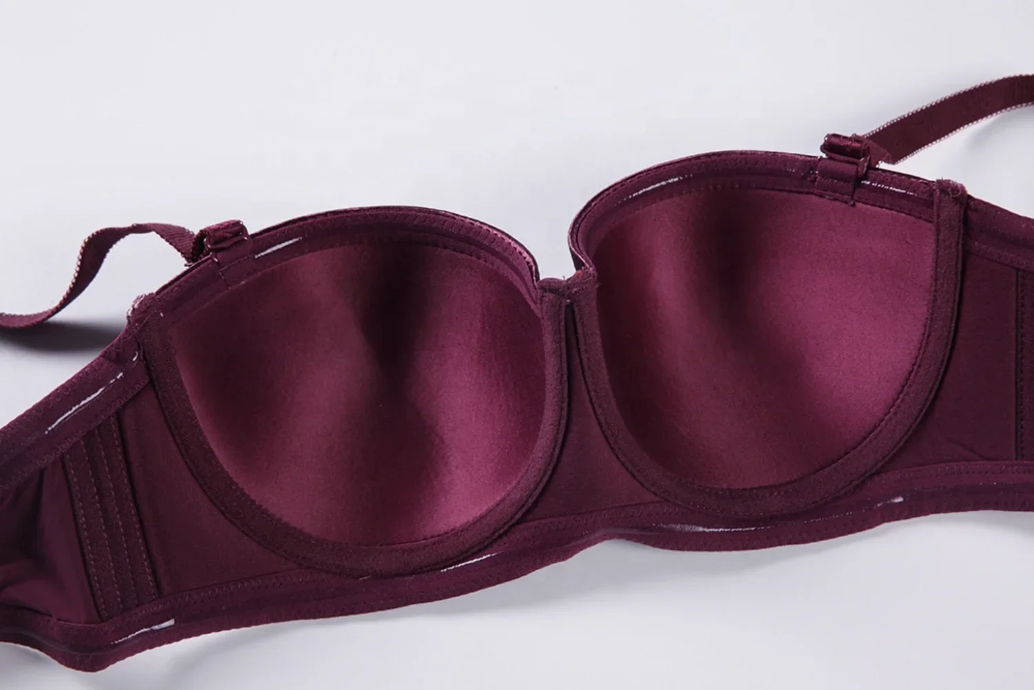 BINNYS Reggiseni da donna 38c Sexy senza spalline C Cup Biancheria intima da donna Silicone 38c Mezza tazza Lingerie di alta qualità con ferretto