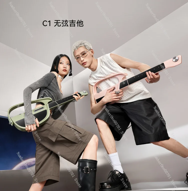 Fusion Accompaniment Guitar Stringless Guitar Automatic Gear Playing and Singing One-Person Band