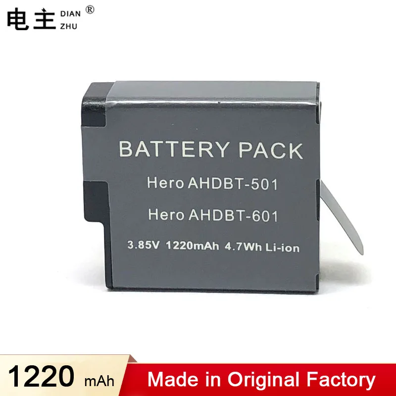 AABAT AHDBT 001 002 301 302 401 501 801 901 Battery Charger For GoPro Hero 10 9 8 7 6 5 4 3 2 1 Sports Cam Go Pro black Camera