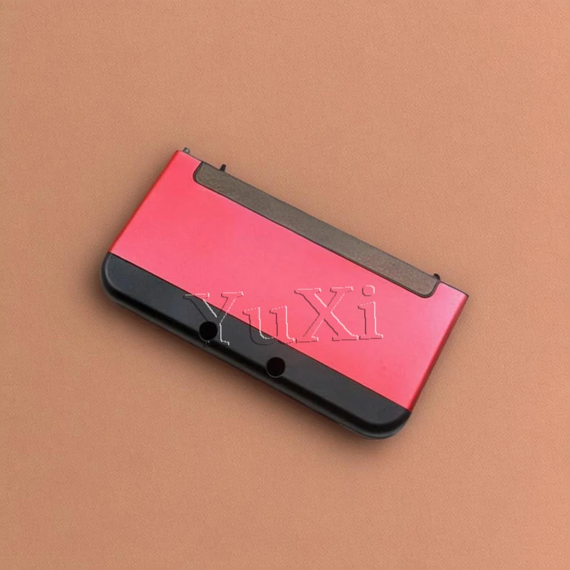YuXi 1 buah untuk New 3DS XL LL casing cangkang pelindung kotak keras aluminium penutup pelindung atas dan belakang casing bawah atas