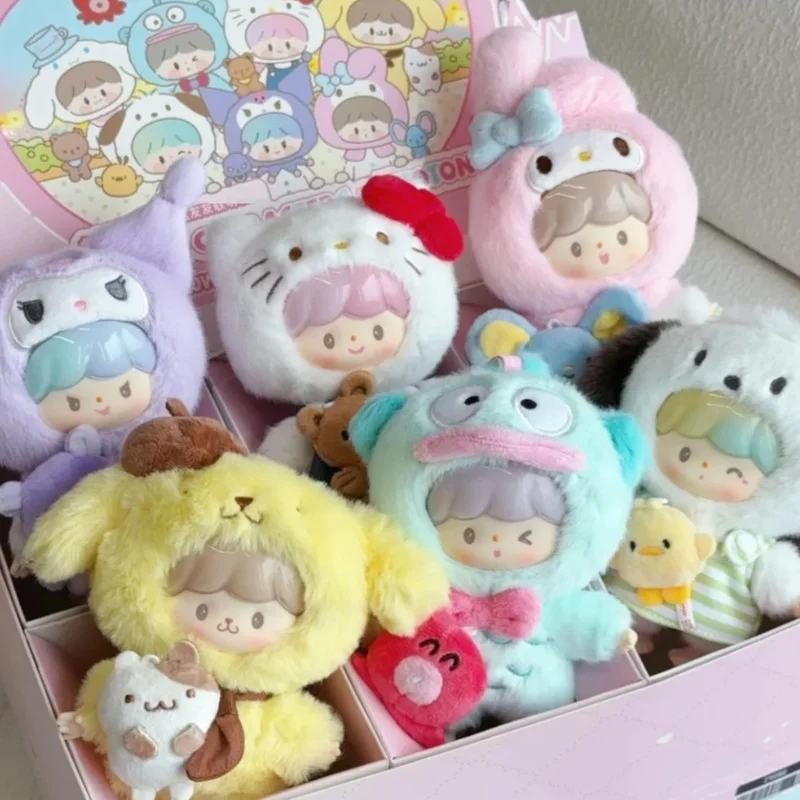 

Zhuo King Sanrio Character Hand-Made Vinyl Face Doll Pendant Kawaii Holiday Gift Love-League Buddies Series Collectible Toy