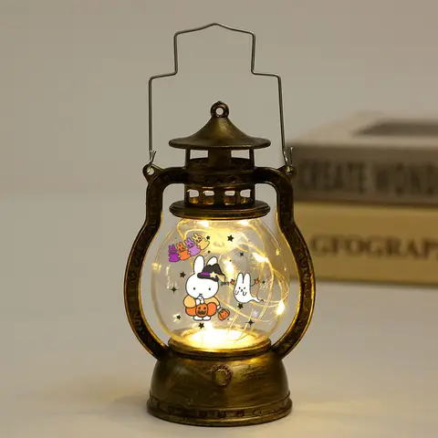 Miffy Nattlampa Söt Tecknad Enkel Halloween-serie Sovrum Studentsovsalar Kawaii Atmosfär Bärbara Nattlampor 10 best sales Miffy Nattlampa - №2