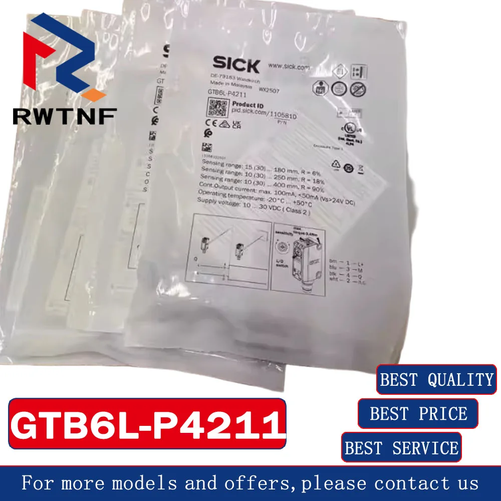 Brand New Genuine GTB6L-P4211 SICK Photoelectric switch sensor,100% original warehouse stock