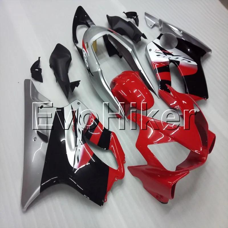 

injection Fairings kit for CBR600 F4i 2004 2005 2006 2007 red silver black CBR 600 F4i 04 05 06 07 ABS Plastic Bodywork Set