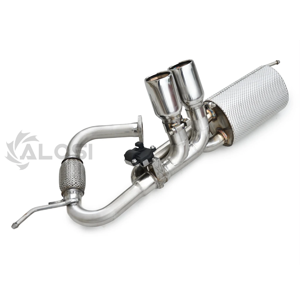 Stainless steel with valve control exhaust for Mercedes SMART 451 1.0T 2007-2015 high-performance cat back exhaust