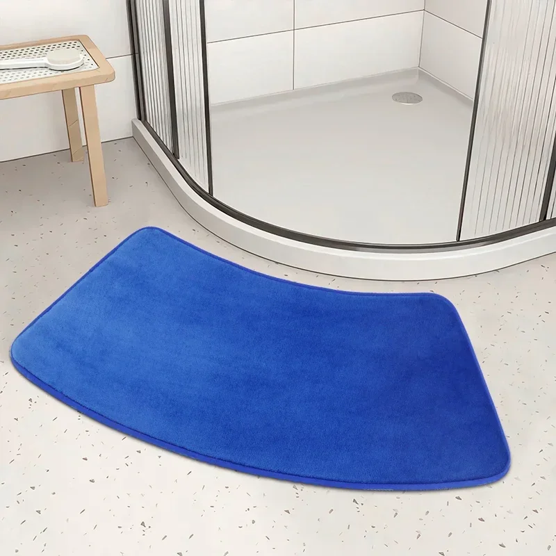 Curved Bathroom Mat Non-slip Shower Rug Toilet Curved Bath Mat Bath Tub Floor Foot Pads Laundry Room Tub Mat Коврик Для Ванной