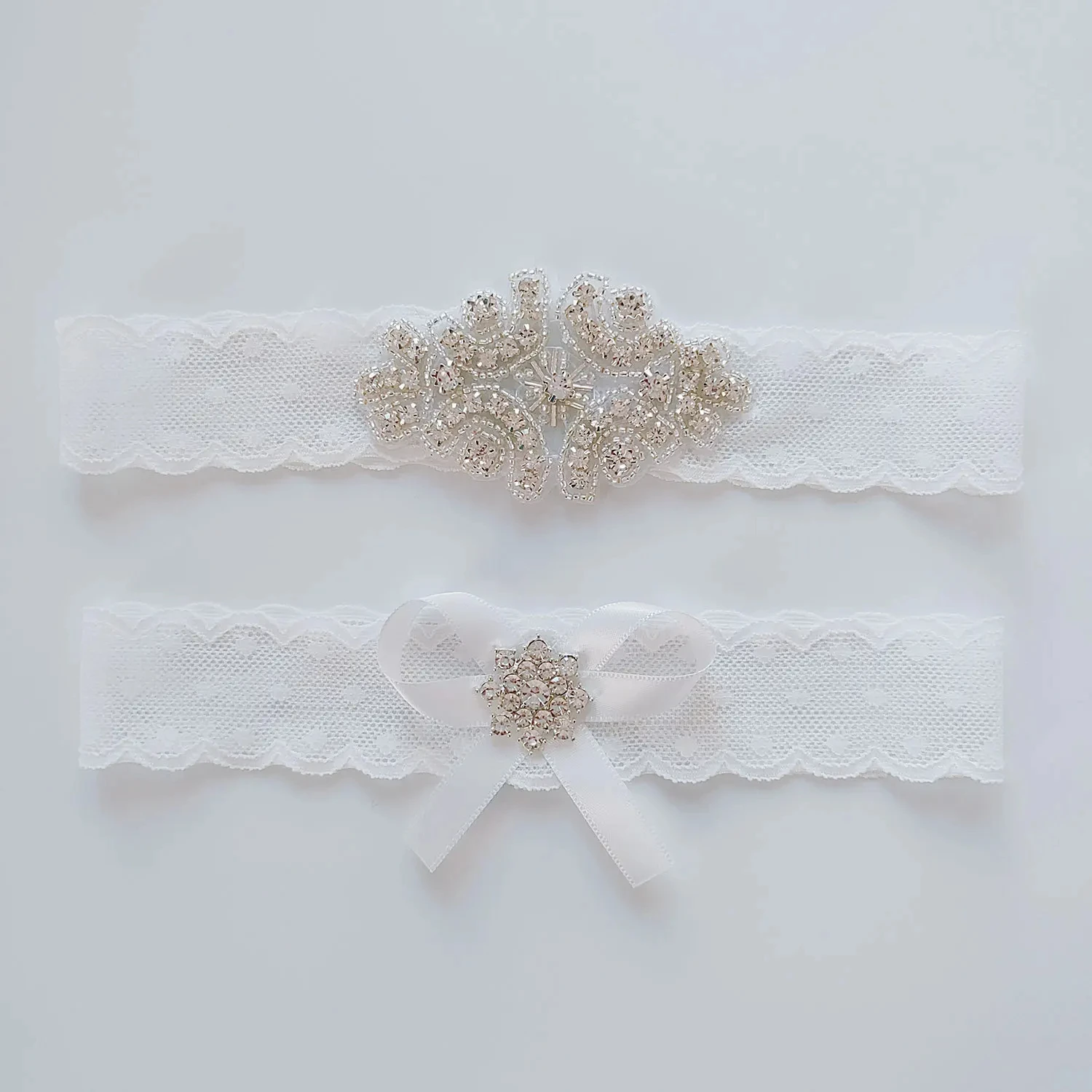 Shinny Bead Crystals Wedding Garter for Bride Leg Ring Loop Thigh Leg Garter  For Wedding Bridal  Accessories