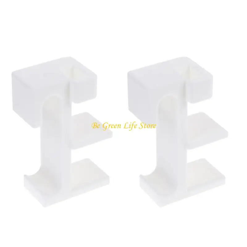 M7DF Baby High Chair Connector Replacement Set of 2 with Clip In Plastic Parts for Chair Repair and Routine Care Use