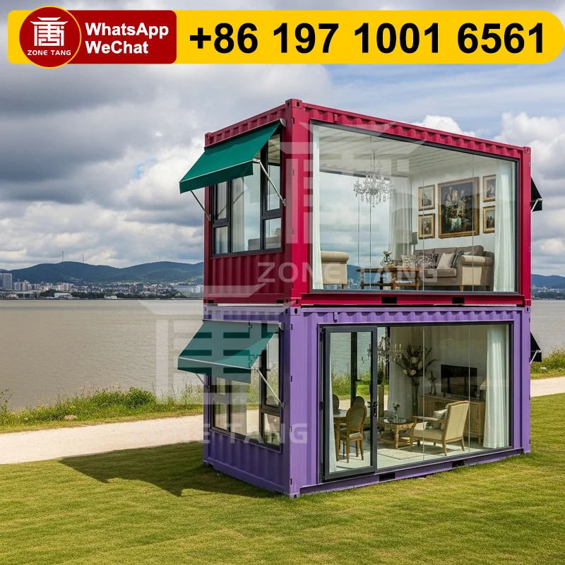 

Factory Prefabrication Flat Pack House Readymade Homes Luxury Container Homes Shipping Container Homes Residential Detachable