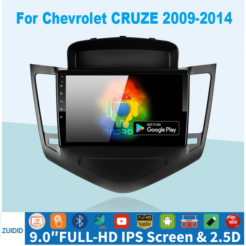 

9 Inch Car android 10.1 car multimedia player For Chevrolet Cruze 2008-2012 Car Radio Video Player Navigation GPS 2 din dvd