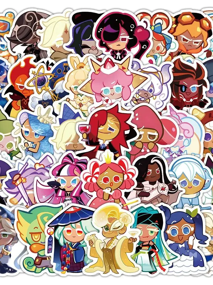 AliExpress FANLU 50PCS Cookie Run Kingdom Cartoon Stickers Funny Game Cartoon Decals Suitcase Fridge Laptop Guitar Car Bike Decoration Kids Toys