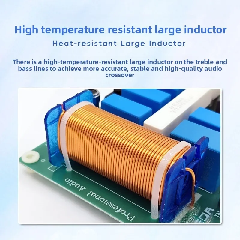 2-Wege 1000W Hochleistungs-Crossover mit Einstellbarer Frequenzteilung für Professionelle Bühnenlautsprecher, HiFi-Klasse Klangfrequenzweiche – Detail 5