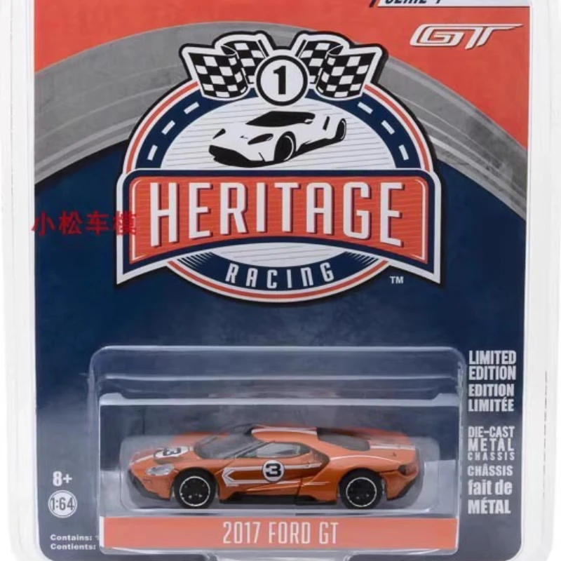 

GreenLight 1:64 2017, Ford GT Racing Collection, игрушки, маленькие подарки, модель, настенная подвеска
