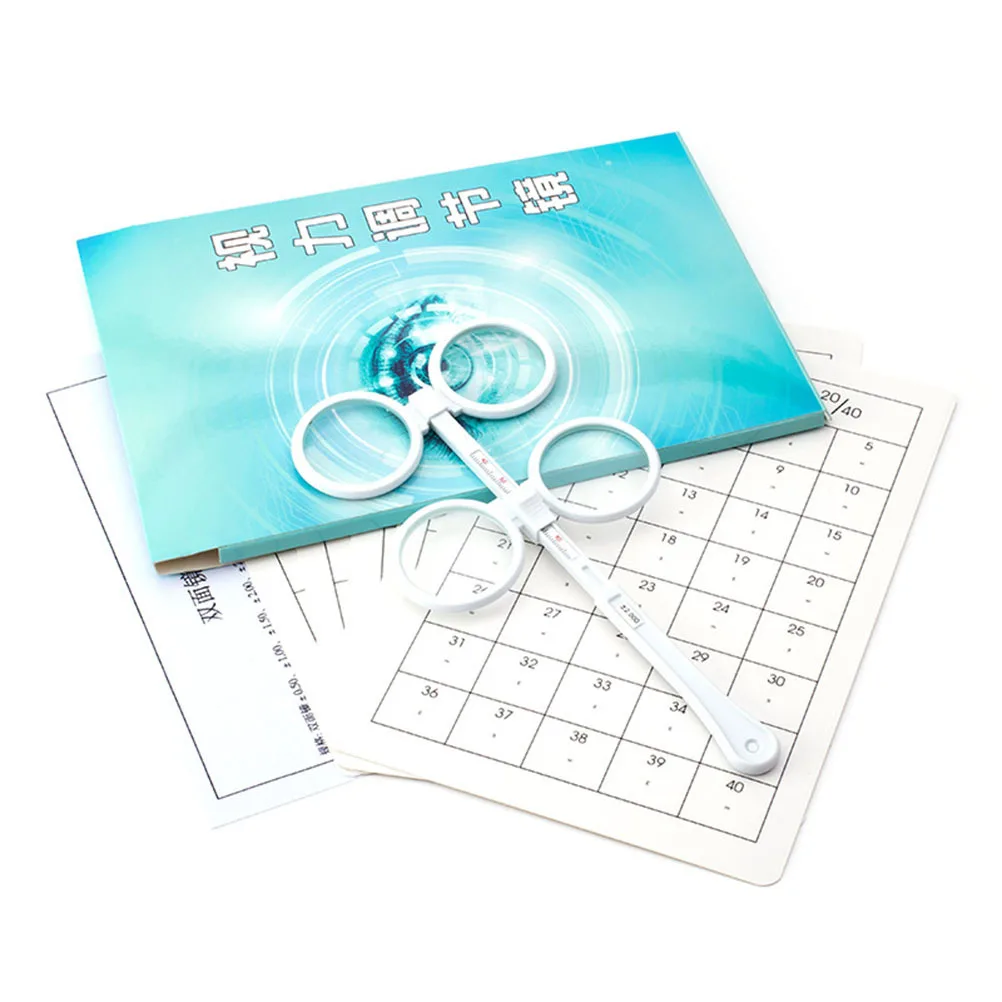 1pc Vision Training Ball ±100° Adjustable Plastic Ophthalmic Flipper For Myopia Eye Test Tool Lightweight Ophthalmic Training