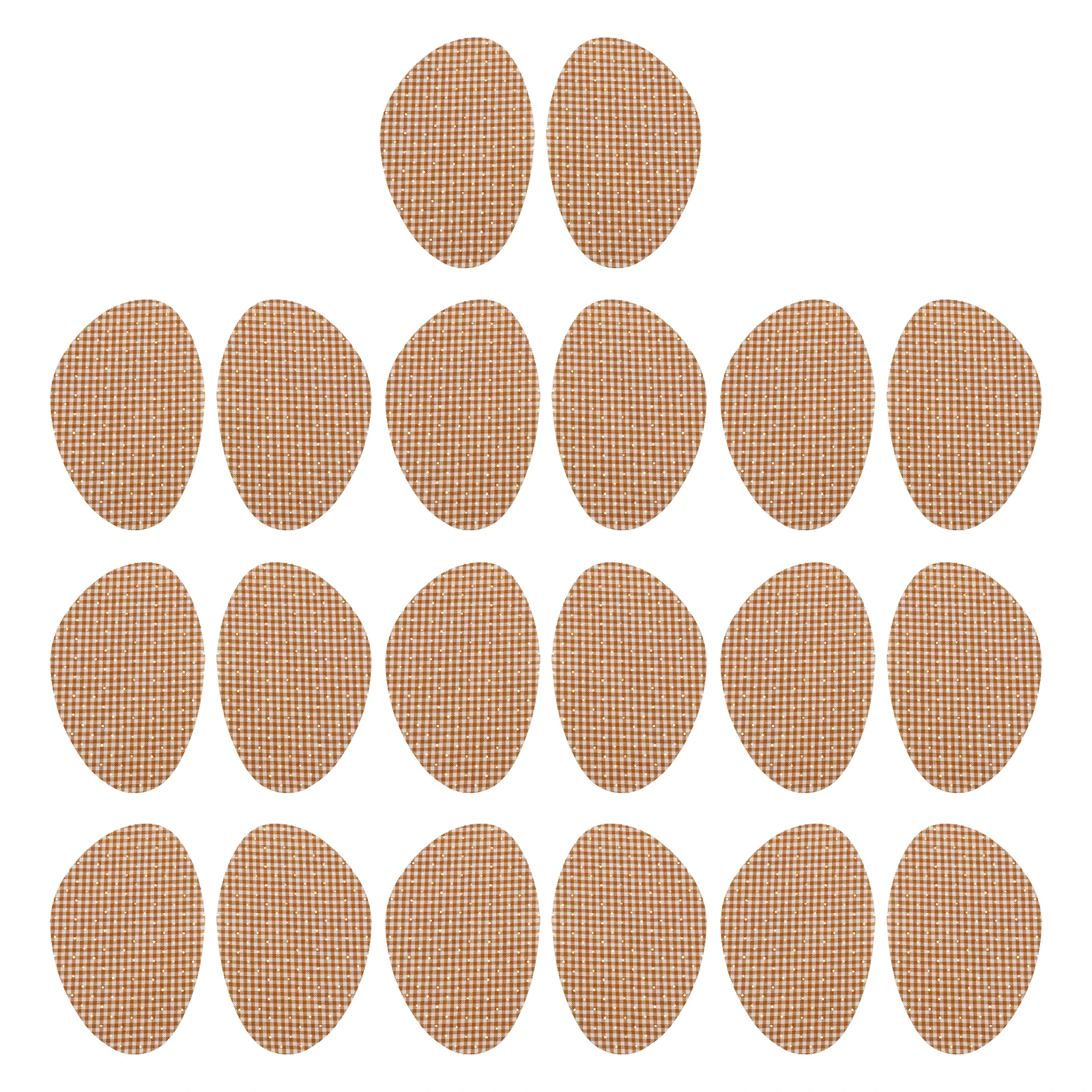 

10pcs Forefoot Insole Half Pad Shoe Cushion Nail Insert Canvas Palm Healthy Material Pain Relief Walking Comfort Slow Pressure