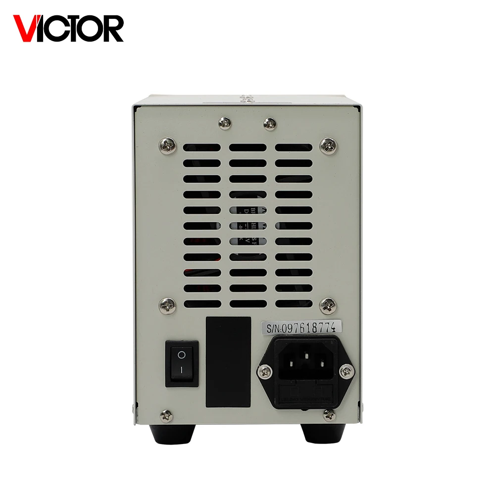 VICTOR 3206C مقعد تيار مستمر موفر طاقة تنظيمي 32 فولت 6A قابل للتعديل LED أربعة أرقام الجهد/التيار AC220V