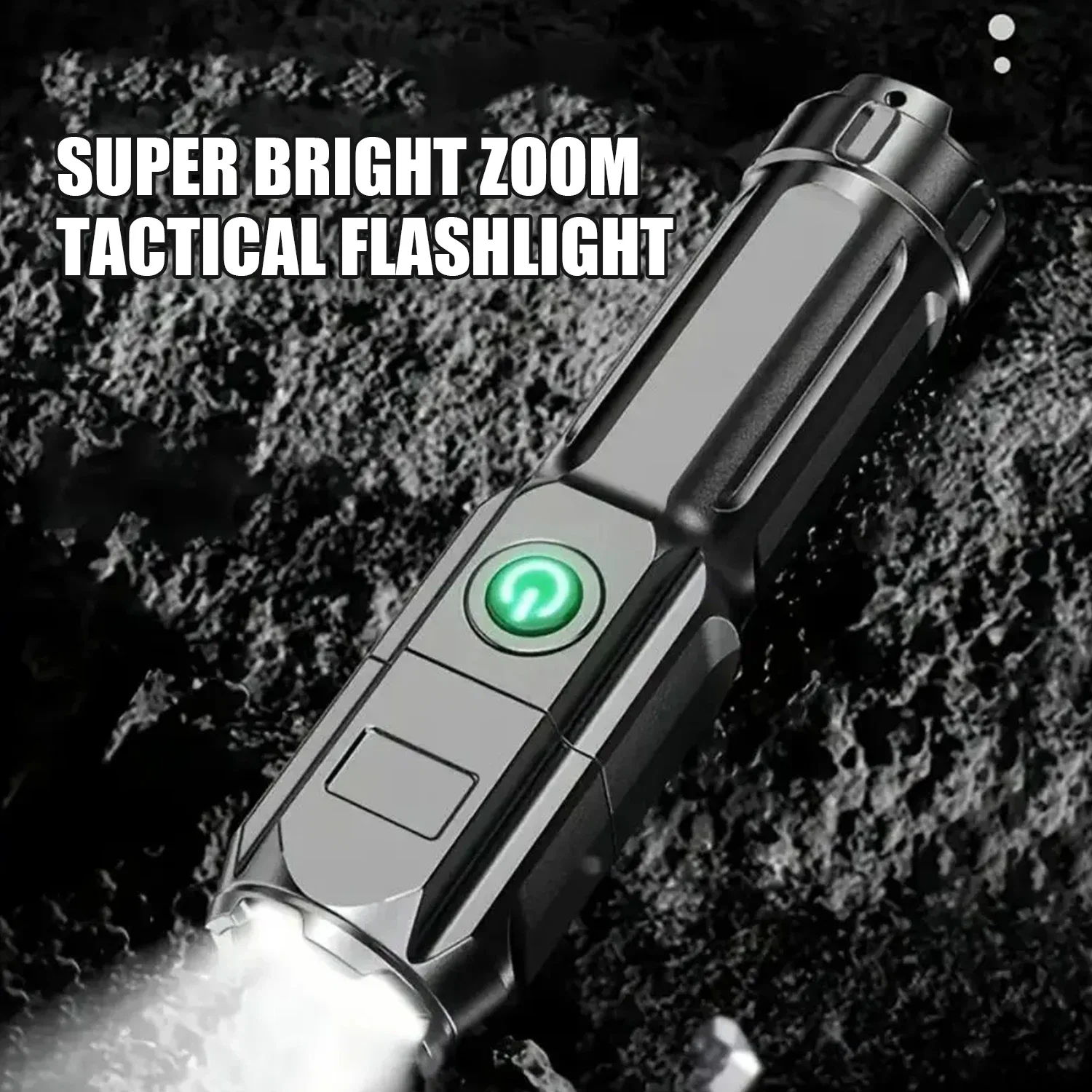 

High Power Camping Flashlight Led Fishing Searchlight Usb Rechargeable Flashlight Outdoor Waterproof Tactical Hunting Flashlight