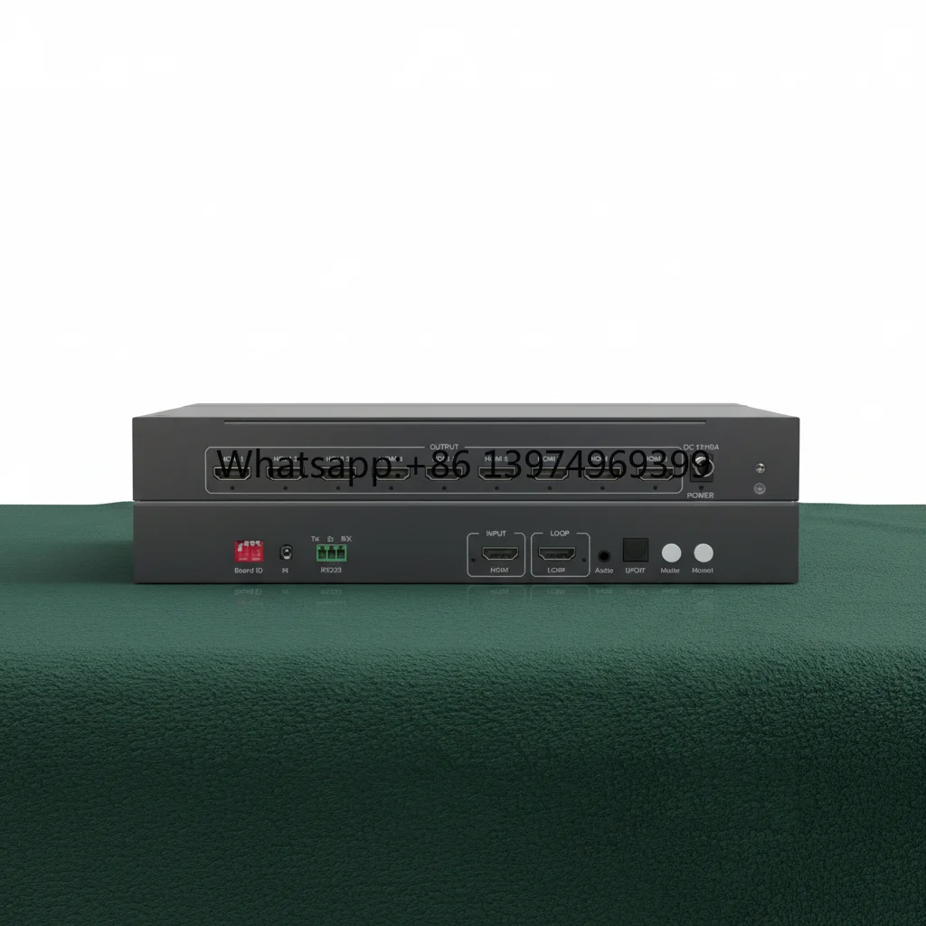 Bitvisus Splicing Processor, 4K60 Input 9x2K60 Output, 23 Splicing Modes, RS232/Remote Control, Audio Separation