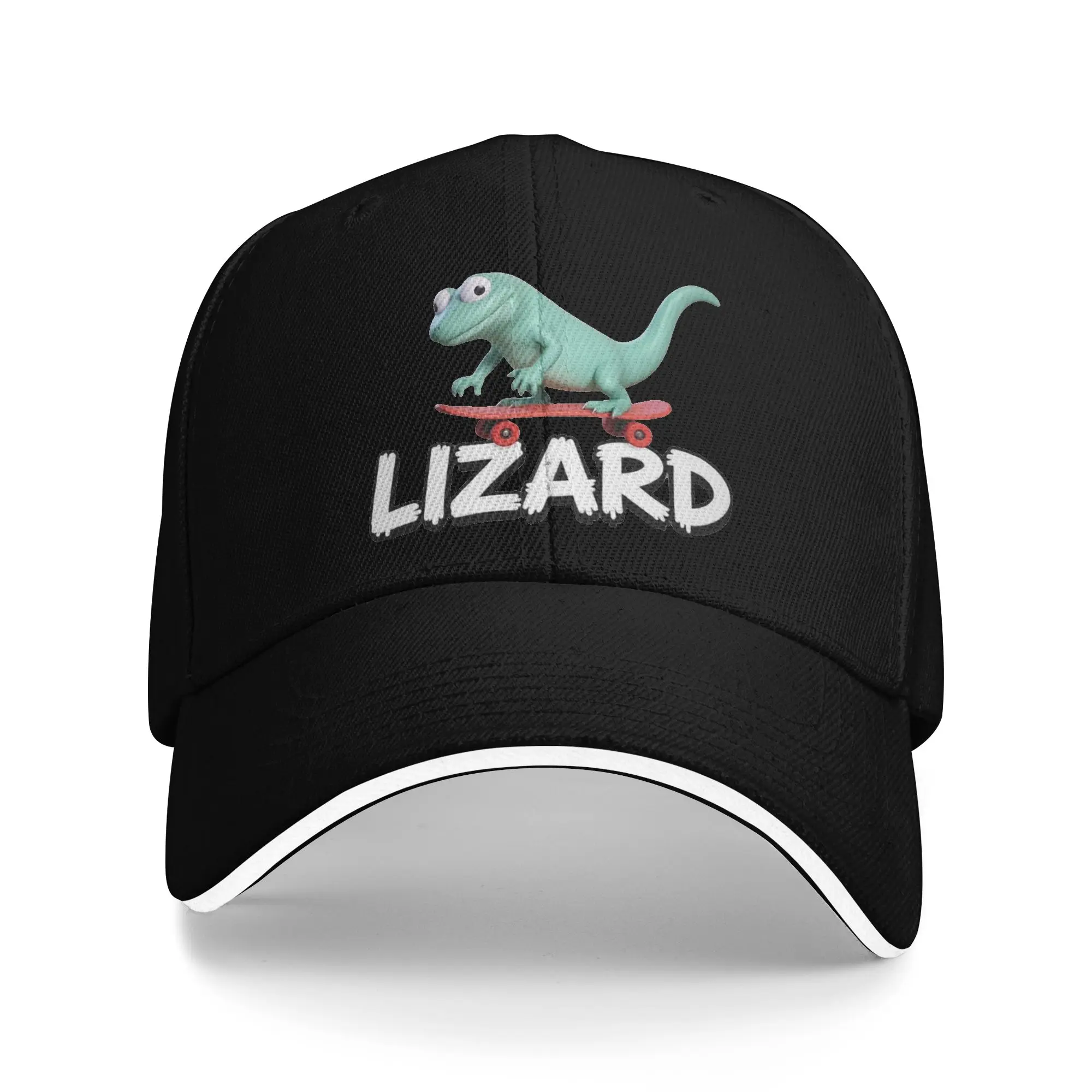 Tom Lizard Skateboard Meme Baseball Caps Popular  Hoppers Sandwich Caps for Men Women Adjustable Sun Cap Fishing