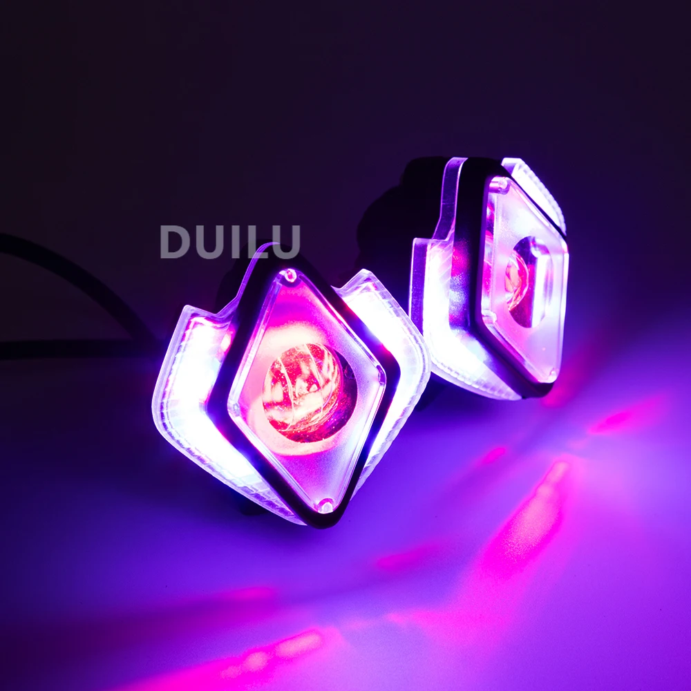 

DUILU Universal Motorcycle Turn Signals Indicator Lights For Suzuki Honda BMW Rear Reverse Turn Signal Indicator Brake Stop Lamp