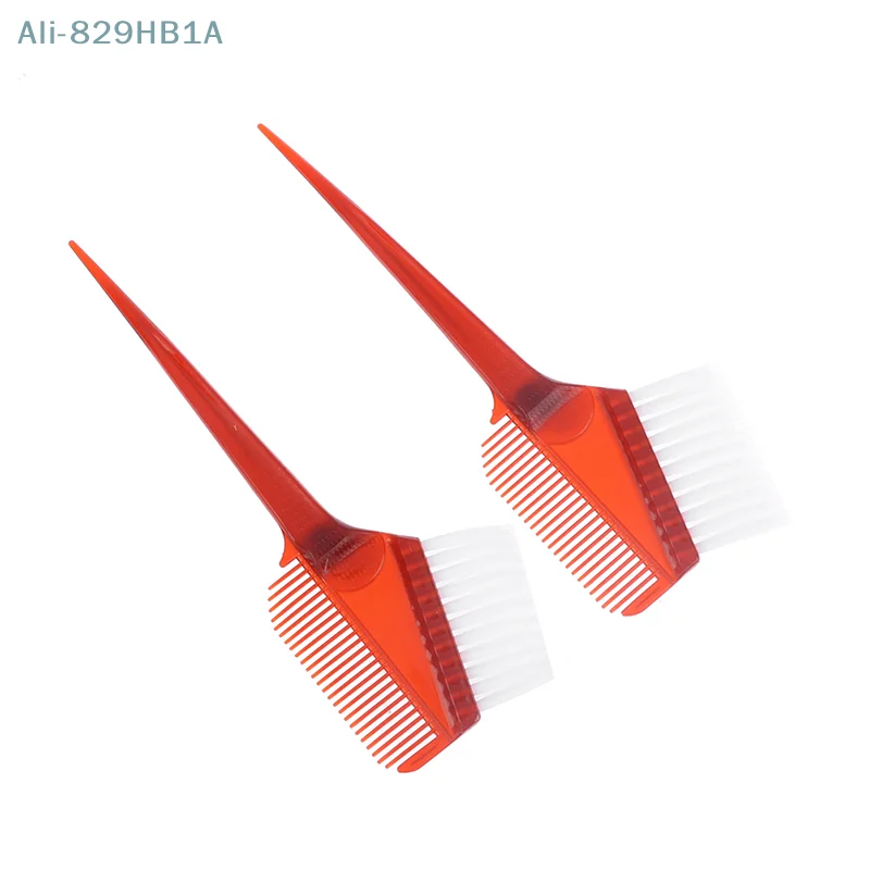 1PC Hair Dye Brush Plastic Hair Color Applicator Brush With Comb Barber Salon Tint Hairdressing Styling Tool